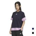 アディダス レディース 半袖 機能 Tシャツ MUSTHAVES ルーズフィット カラーブロック 半袖 ティーシャツ TJ079 KF9201 KF9200 KF9202 スポーツウェア adidas