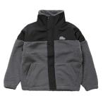 ショッピングモコモコ ニューバランス ジュニア キッズ 子供 中綿ジャケット シューパッチボアジャケット ABJ55566 BK アウター スポーツウェア ： ブラック New Balance