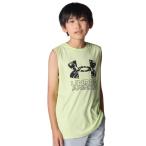 アンダーアーマー ジュニア キッズ 子供 ノースリーブ シャツ UAテック ハイブリッド プリント タンク 6007590 スポーツウェア UNDER ARMOUR