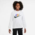 ナイキ ジュニア キッズ 子供 スウェット トレーナー YTH NSW ハイブリッド クラブ フリース L/S クルー FD2992 051 スポーツウェア ： ペールグレー NIKE