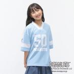  Peanuts iCOOL I прохладный . чувство одежда Snoopy Junior Kids ребенок короткий рукав функция футболка ..UV футбол TRPN-9C41026TSG спорт PEANUTS SNOOPY