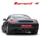 Supersprint エンドパイプ(純正リアマフラー対応) ポルシェ ケイマン(987) ○○90mm