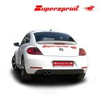 Supersprint リアマフラー Volkswagen ザ・ビートル 1.4TSI/Rライン ○○80mm