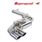 ショッピングPSハンガー Supersprint リアマフラー BMW F25 X3 xDrive 28i ('11-’12 N52エンジン) ○○80mm