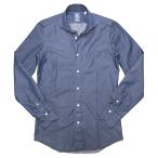 Finamorefina утечка рубашка мужской Denim / SIMONE BALI C0160Dsimo-ne балка licca ta way цвет Denim рубашка индиго голубой / Италия 