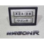  эпоха Heisei 20 год Wagon R MH22S более поздней модели, оригинальные эмблема 3×19cm б/у быстрое решение 