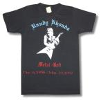 【土日も発送】 Tシャツ ランディ・ローズ RANDY RHOADS オジー・オズボーン クワイエット・ライオット bny チャコール グレー