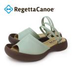 リゲッタカヌー RegettaCanoe CJFL-305 2WAY ぺたんこ 履きやすい 歩きやすい サンダル レディース つっかけ フレアローヒール