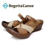 10%OFFクーポン配布中! リゲッタカヌー RegettaCanoe CJLW-4507a ウェッジヒール バックベルト サンダル ストラップ　２way  コルク調