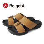リゲッタ Re_getA DXB-211 メンズ カバーサンダル オーストリッチ風 日本製 歩きやすい 履きやすい