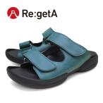 リゲッタ　Re:getA　<br>R-231M メンズ  ベルトデザイン ベルクロサンダル 日本製　歩きやすい　履きやすい