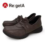 最大20％OFFクーポン配布中 リゲッタ Re:getA  スットオン  R-332 ハンズフリー レースアップシューズ 靴紐 軽量  履きやすい 歩きやすい すっとん
