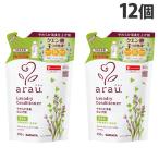アラウ 柔軟剤 詰め替え やわらか消臭仕上げ剤 650ml 12個 サラヤ 『送料無料（一部地域除く