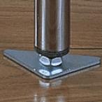 『代引不可』 ルミナスライト 三角プレート脚(2個組)『返品不可』