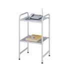 『取寄品』 林製作所 電話機台 YS-1 シルバーメタリック 『送料無料（一部地域除く）』