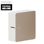 『取寄品』キングジム ラベルライター テプラPRO MARK スマホ専用 ベージュ SR-MK1-BE テプラ 本体 ラベルプリンター シール『送料無料(一部地域除く)』