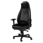 『代引不可』 noblechairs ゲーミングチェア ICON ホワイト NBL-ICN-PU-BPW-SGL 『日時指定不可』『送料無料（一部地域除く）』