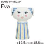 『並行輸入品』 Bjorn Wiinblad ビヨン・ヴィンブラッド Eva エヴァ フラワーベース 18.5cm ライトブルー 花瓶 花器 ベース インテリア