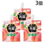 たらみ おいしい蒟蒻ゼリー ピーチ味 150g×3個