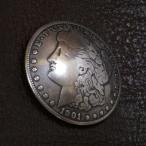 シルバー コンチョ 1ダラー モルガン コインコンチョ オールドコイン ビンテージコイン 銀貨 アメリカ硬貨 1ドル Morgan