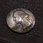  серебряный Conti .25 цент 25? заднее крыло Conti . Washington монета Conti . Old монета Vintage монета серебряная монета America монета 