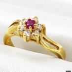 Yahoo! Yahoo!ショッピング(ヤフー ショッピング)小花 リング 13号◇キュービック・ジルコニア（ＣＺダイヤモンド） 18KGP◇デザインリング◇指輪◇アクセサリー◇R-0064