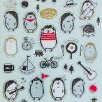 Q-LIA/ Koo задний .. Chan наклейка еж Lesson