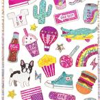 QLIA/ Koo задний тент грамм наклейка pikapi licca ( такси / радуга / картофель / земля звезда /USA национальный флаг / рукоятка burger /. лампочка )