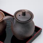 和食器黒信楽卓上カスターポット醤油...