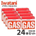 カセットガス カセットボンベ イワタニ ３本組  ８個セット 24本 岩谷 カセットガスボンベ オレンジ ローリングストック まとめ買い 純正 gas