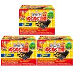 カイロ 靴下用 ホッカイロ ぬくぬく当番 くつ下用 15足分 くつ下に貼るタイプ 貼る  【×3個セット】