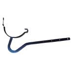 ★着色＠新茶★　ドブメッキ　つる首１０５　鶴首１０５　Ｌ＝１５０　５寸足　伊豫永プレス工業（株）　雨樋金具