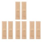  кукольный дом украшение living салон мебель 1/12 шкала миниатюра shutter окно модель 8 шт. комплект 