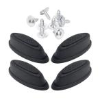 2x багаж держатель боковой футов, багаж низ Tad подставка, черный футов накладка, для замены, багаж низ боковая стойка футов 