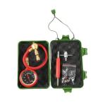 タイヤデフレーターキットタイヤ圧力計高パフォーマンスプレミアムATVのロードダウンキットからの修理ツールをすばやくデフレートします