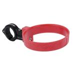 レッド コーヒーマグマウントクランプ コミューター ロードバイク ハンドルバー コーヒーカップホルダー