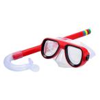  Kids воздуховод "snorkel" комплект широкий вид дайвинг защитные очки вода спорт дайвинг мужчина девочка красный для 