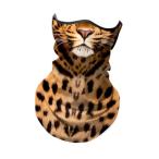  бандана маска для лица "дышит" лицо покрытие шарф летний лёд кондиционер шея торцевая дверь ru леопардовая расцветка 