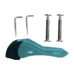  роликовые коньки тормоз стопор портативный предотвращение скольжения крепкий ролик skate тормоз блок зеленый . черный 