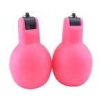  рука squishy свисток 2 шт. комплект ручное управление большой звук судья тренировка для семья школа розовый 