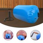  воздушный ролик гимнастика barrel йога насос имеется надувной язык b кольцо коврик для бытового использования голубой 