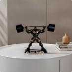  корпус builder фигурка настольный вес lifting украшение настольный миниатюра вес lifting скульптура маленький размер произведение искусства .tore love . дом для Jim кабинет для 