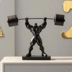  корпус builder фигурка настольный вес lifting украшение настольный миниатюра вес lifting скульптура маленький размер произведение искусства .tore love . дом для Jim кабинет для 