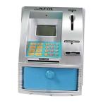 シルバーブルー キッズ貯金箱 貯金箱 現金コンテナ ミニ ATM 貯金箱 おもちゃ