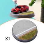 1:64 highway geo лама модель машина дисплей подставка основа фон DIY миниатюра scene модель раунд 