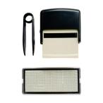  слот f "губа" задний чернила штамп in King штамп DIY custom стойка Mini номер письмо DIY штамп комплект родители поэтому. печать штамп, чёрный, 1