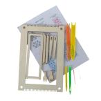  из дерева ткань машина комплект портативный маленький размер ткань машина взрослый * женщина * начинающий предназначенный стиль A