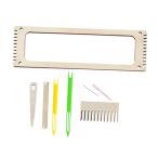  ткань машина комплект ручной вязки tool перевозка простой рукоделие многоцелевой портативный ткань машина DIY craft женщина для 