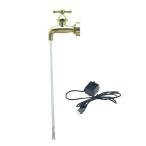  глаз . видно нет текущий . примечание .. лейка фонтан, плавающий водопроводная вода фонтан Home украшение USB газонная трава сырой,DIY искусство оборудование орнамент, бассейн для 