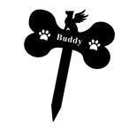  собака память . цветочный горшок оборудование орнамент ... доска . земля наружный сад bati